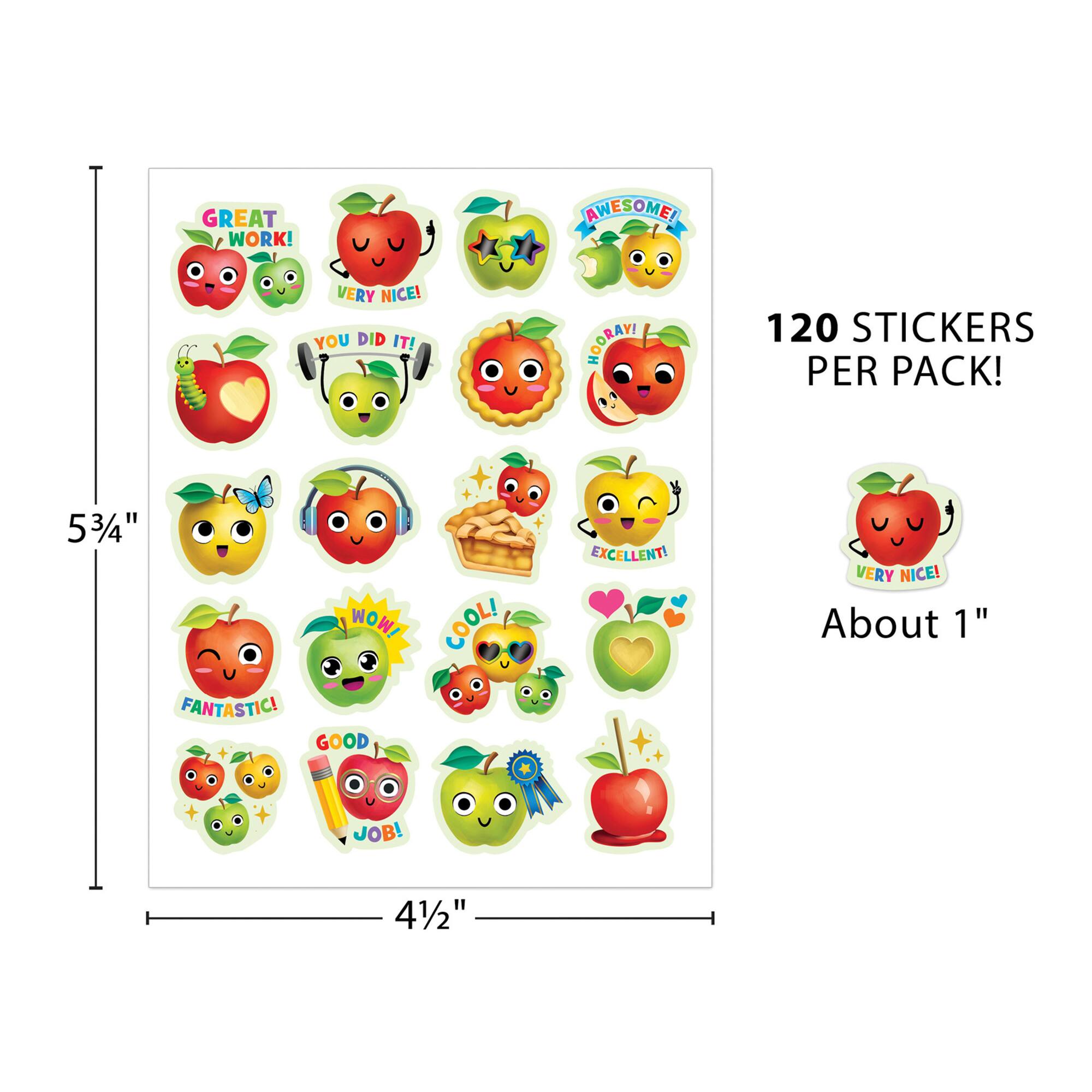 Teacher Created Resources® Apple Smelly Stickers, 6 Pack of 120 each